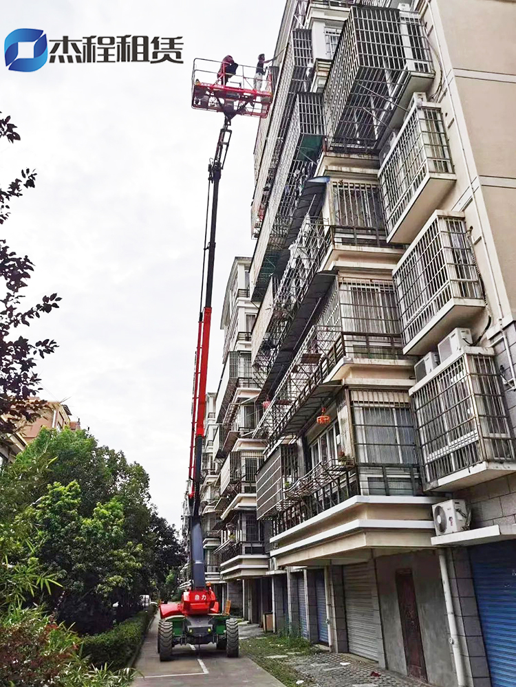 杰程電動(dòng)臂車出租應(yīng)用老舊小區(qū)改造工程 杰程電動(dòng)臂車出租應(yīng)用老舊小區(qū)改造工程