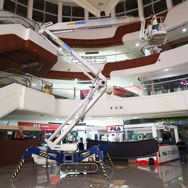 蜘蛛車出租應(yīng)用于商場室內(nèi)換燈 蜘蛛車出租應(yīng)用于商場室內(nèi)換燈