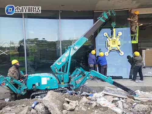 蜘蛛吊車出租應(yīng)用在玻璃幕墻安裝起重吊裝 蜘蛛吊車出租應(yīng)用在玻璃幕墻安裝起重吊裝