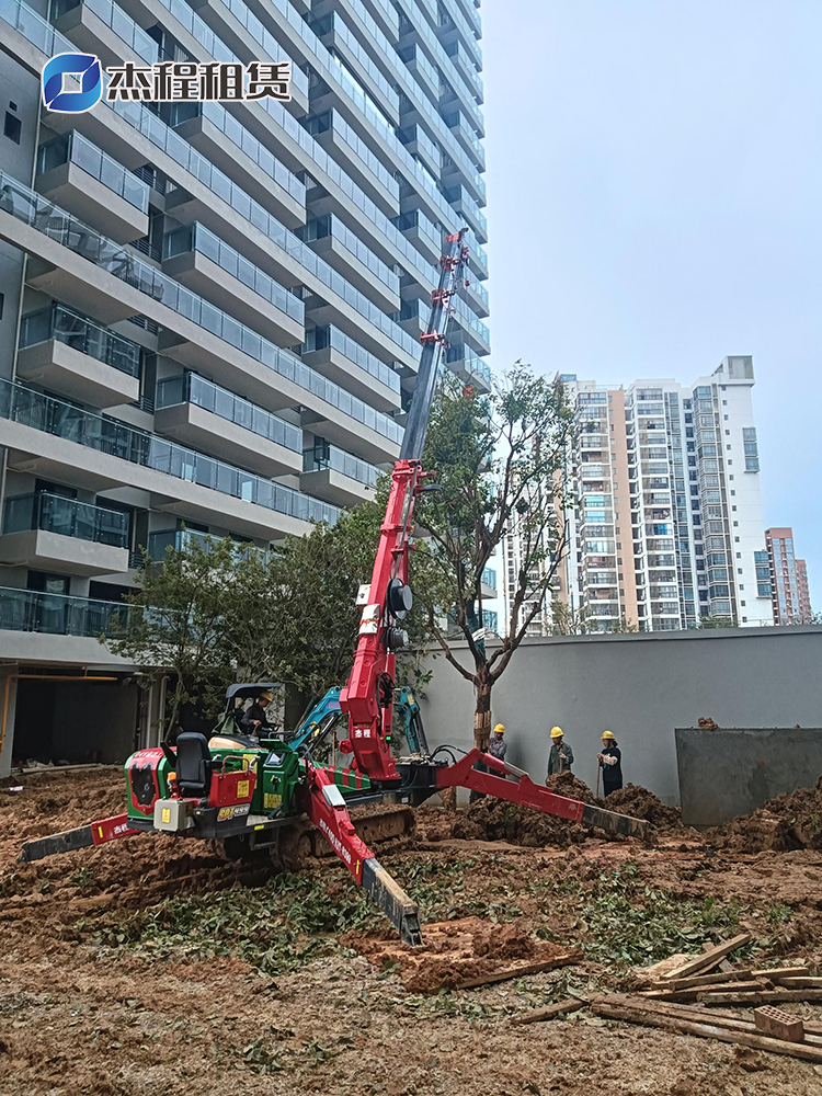 5噸蜘蛛吊出租助力園林景觀樹移植 5噸蜘蛛吊出租助力園林景觀樹移植