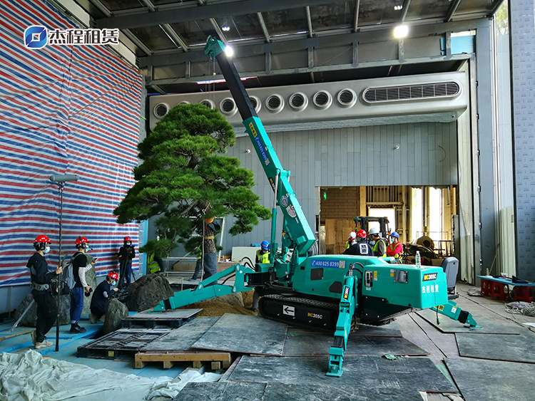 5噸蜘蛛吊出租助力園林景觀樹移植 5噸蜘蛛吊出租助力園林景觀樹移植